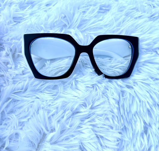 Cat Eye (Black/White)